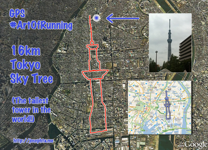Art of Running: 16KM Tokyo Sky Tree
